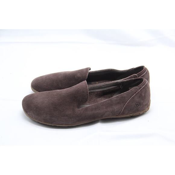 Merrell Mimix Bond Shoes Womens Sz 8 Brown Suede Ballerina Ballet Flats Slip On - Picture 3 of 7